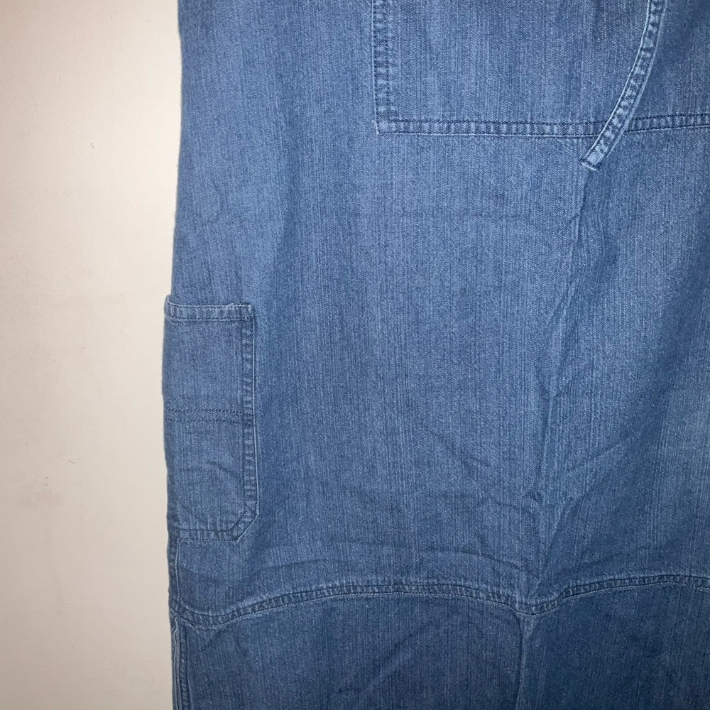 Vintage Denim Maxi Skirt - Blue - Picture 7 of 8